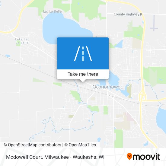 Mapa de Mcdowell Court
