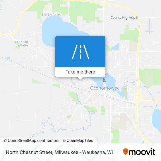 Mapa de North Chesnut Street