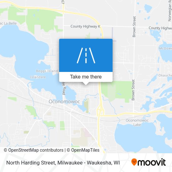 Mapa de North Harding Street