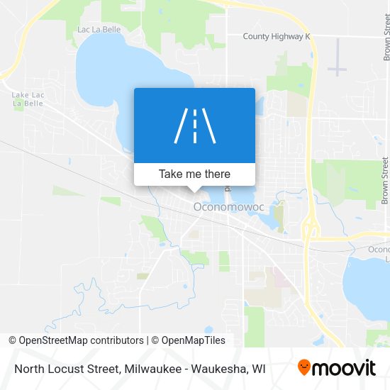North Locust Street map