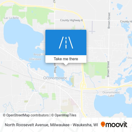 Mapa de North Roosevelt Avenue