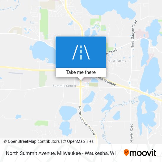 Mapa de North Summit Avenue
