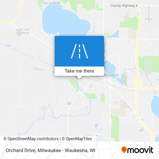 Orchard Drive map