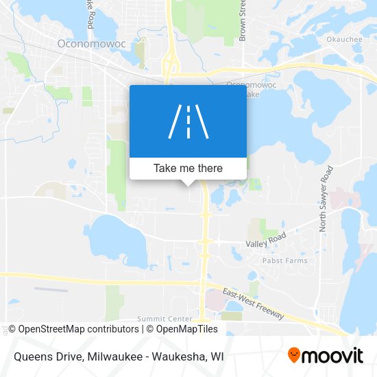 Queens Drive map