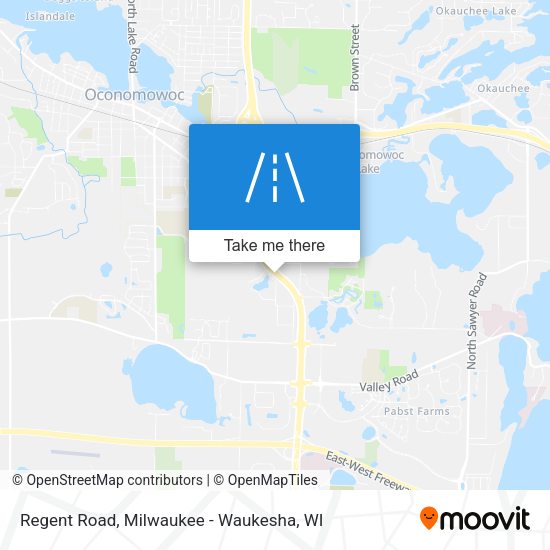 Regent Road map