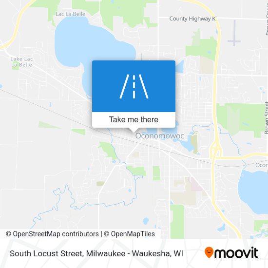 South Locust Street map