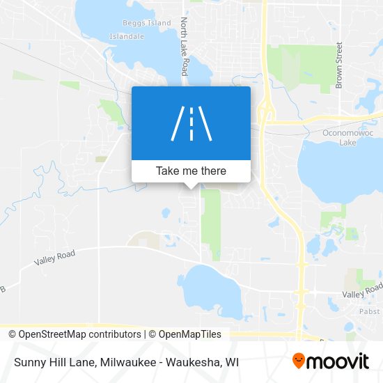 Sunny Hill Lane map