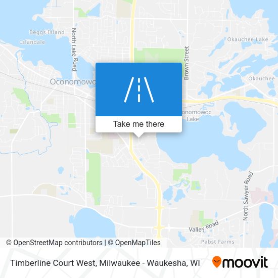 Timberline Court West map