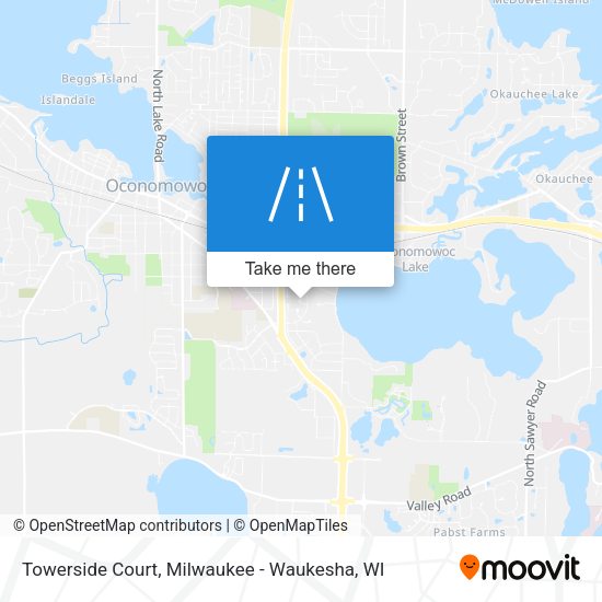 Towerside Court map