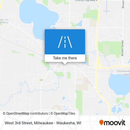 West 3rd Street map