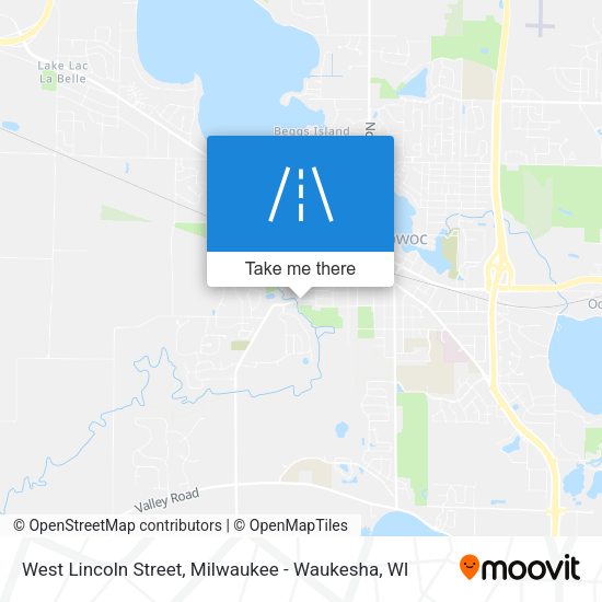 Mapa de West Lincoln Street