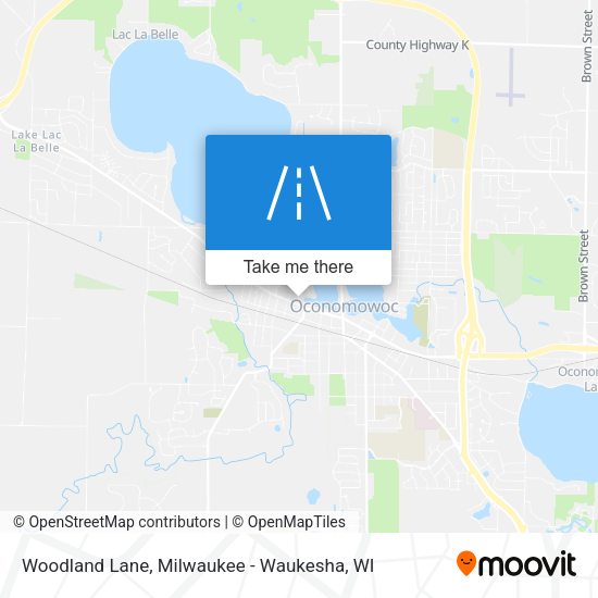 Woodland Lane map