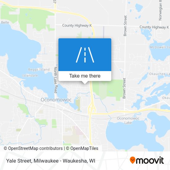 Yale Street map