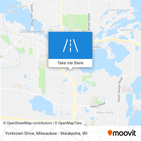 Yorktown Drive map