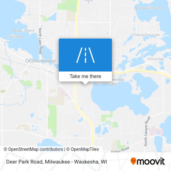 Deer Park Road map