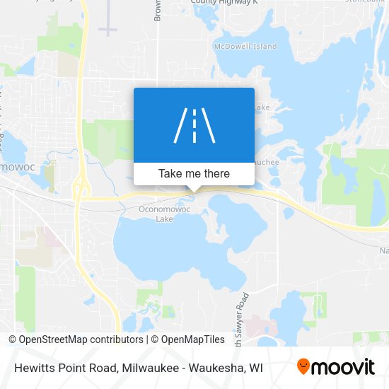 Hewitts Point Road map