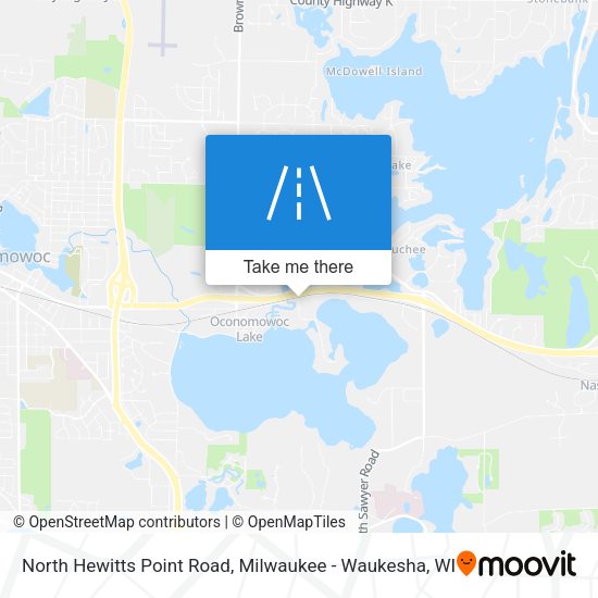 Mapa de North Hewitts Point Road
