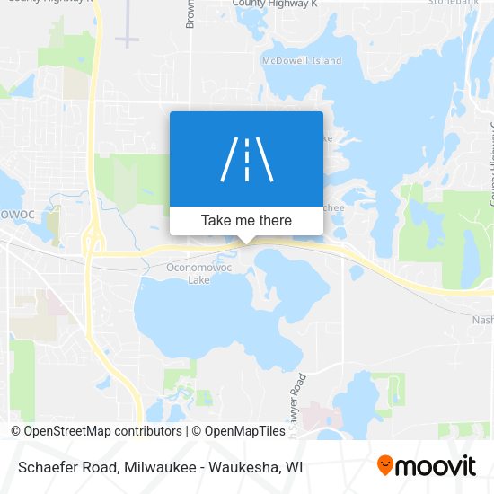 Mapa de Schaefer Road