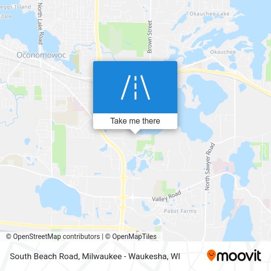 South Beach Road map