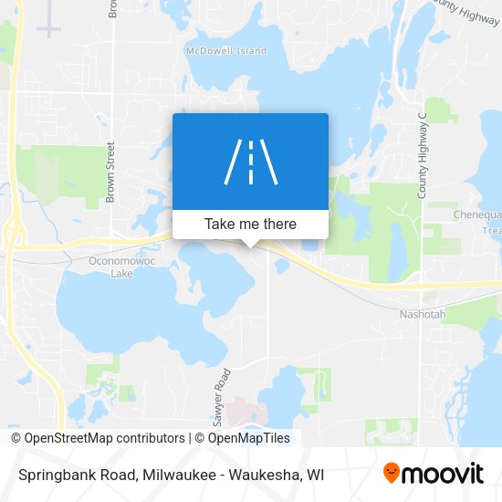 Springbank Road map