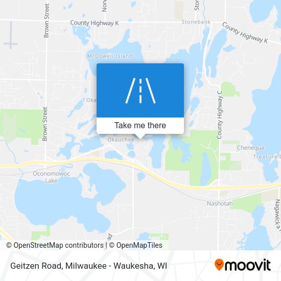 Mapa de Geitzen Road