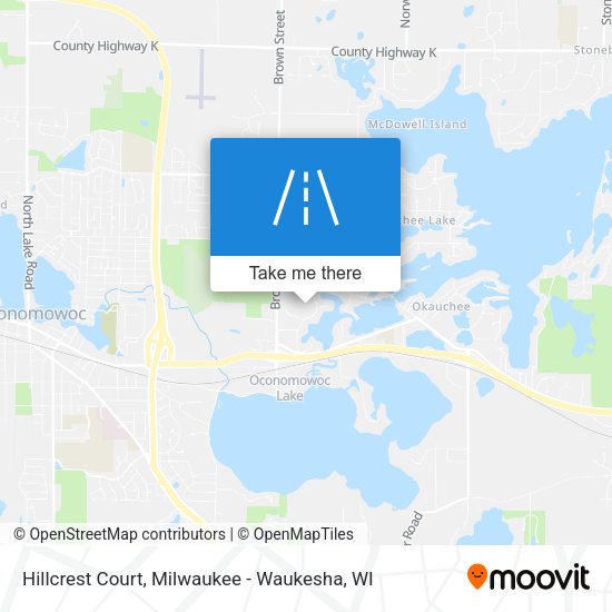 Hillcrest Court map