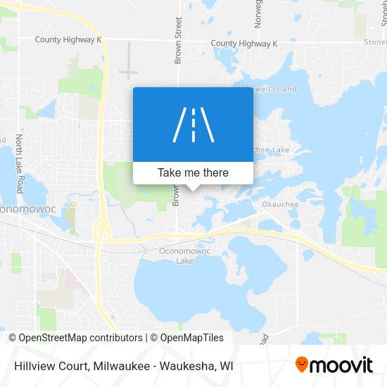 Hillview Court map