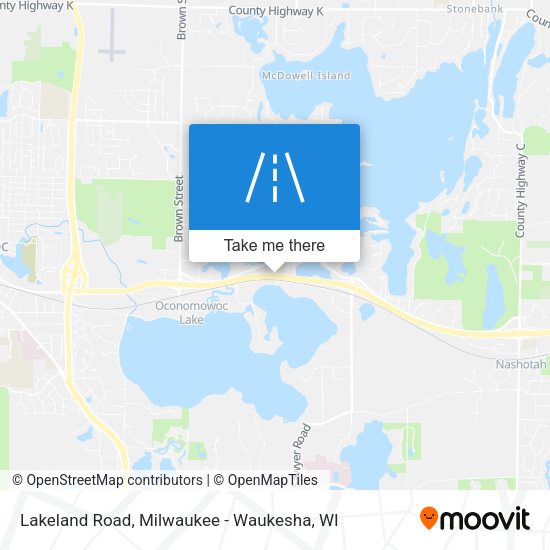 Lakeland Road map