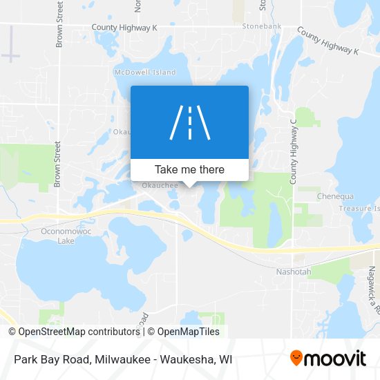 Park Bay Road map