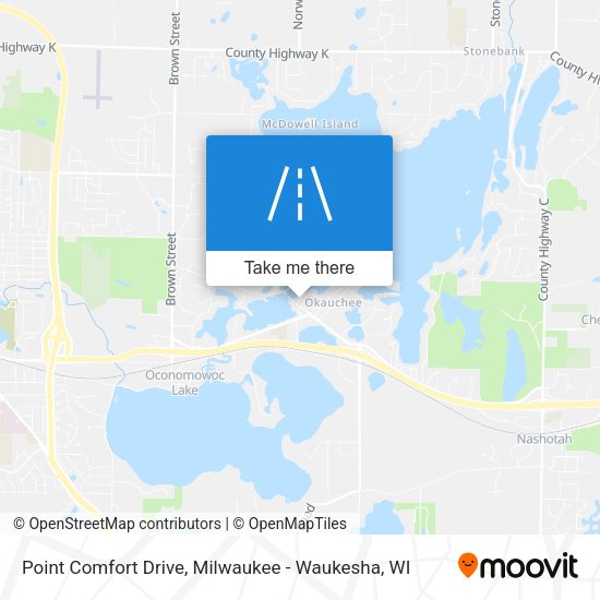 Mapa de Point Comfort Drive