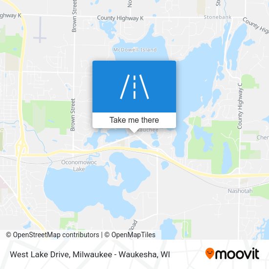 Mapa de West Lake Drive