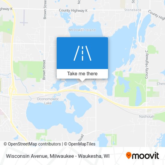 Wisconsin Avenue map