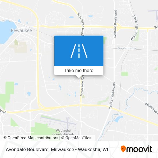 Avondale Boulevard map