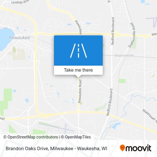 Brandon Oaks Drive map