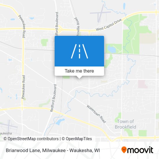 Mapa de Briarwood Lane