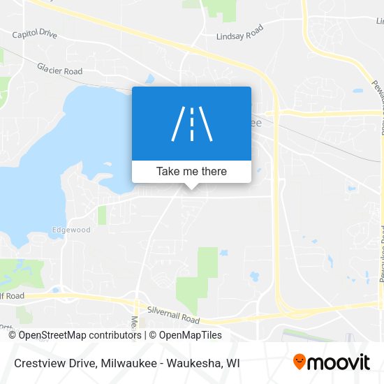 Crestview Drive map