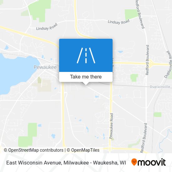 Mapa de East Wisconsin Avenue