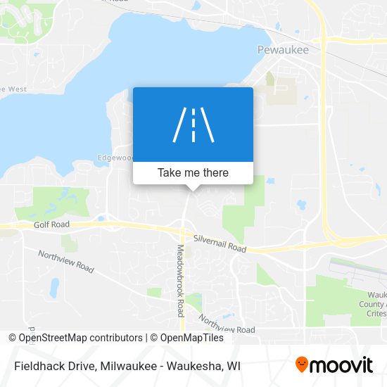 Fieldhack Drive map