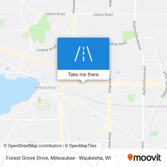 Mapa de Forest Grove Drive