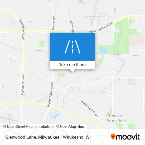 Glenwood Lane map