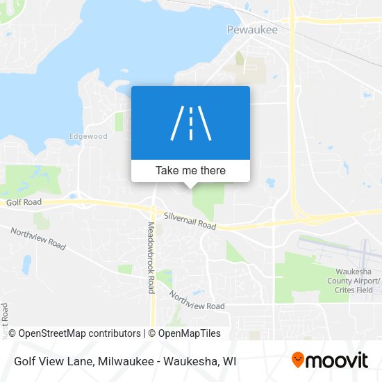 Golf View Lane map