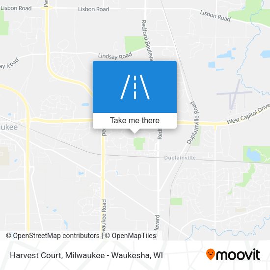 Harvest Court map