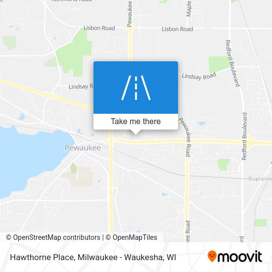 Hawthorne Place map