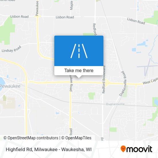 Highfield Rd map