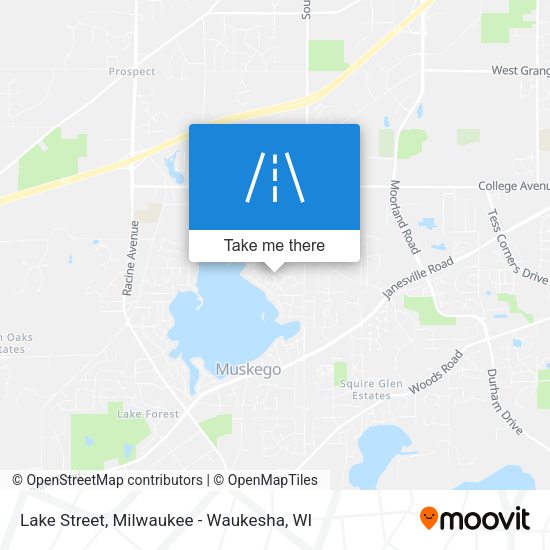 Lake Street map