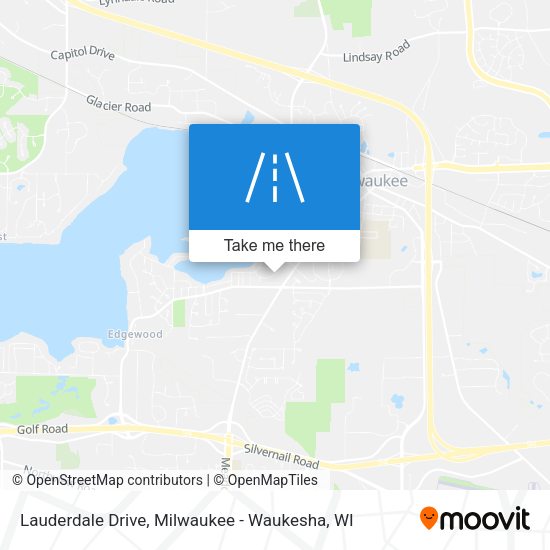 Lauderdale Drive map