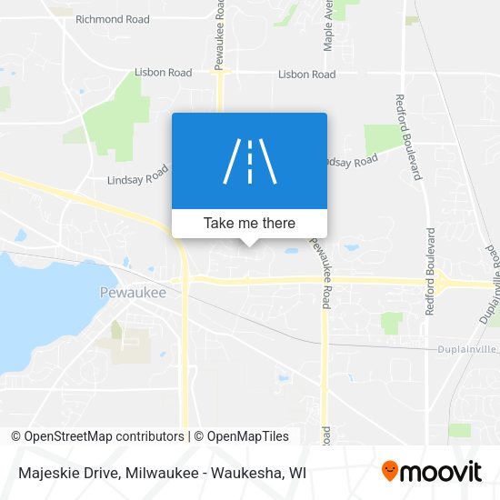 Mapa de Majeskie Drive