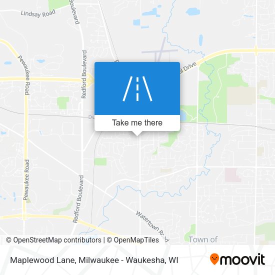 Maplewood Lane map