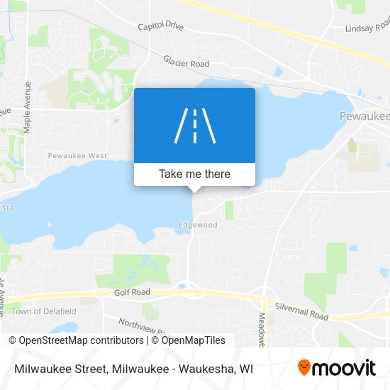 Milwaukee Street map