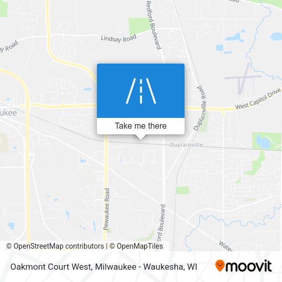 Oakmont Court West map